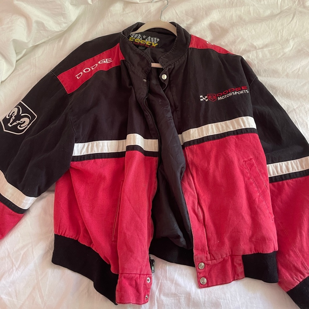 Vintage Oversize Racer Jacket (NASCAR/Dodge)